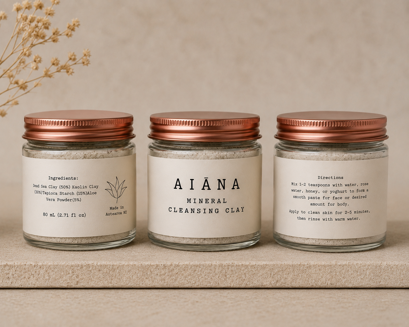 Mineral cleansing clay