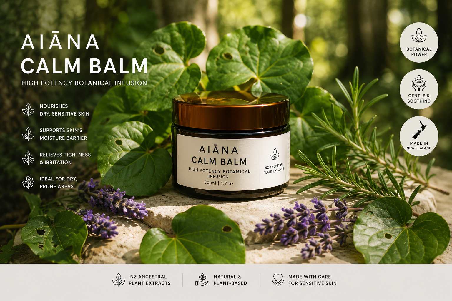AIĀNA Calm Balm

High Potency plant extract Infusion